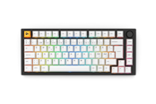Näppäimistöt - Glorious GMMK PRO 75% Pre-built ISO - Nordisk - Musta - Pelinäppäimistö - ilman numpadia - Pohjoismainen - Valkoinen - GLO-GMMK-P75-FOX-ISO-B-N