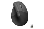 Hiiret - Logitech Nostin yrityksille - oikeakätinen - grafiitti - Ergonominen hiiri - Optinen - 6 painiketta - Musta - 910-006494