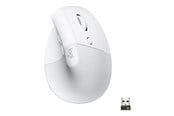 Hiiret - Logitech Hissi yrityksille - oikeakätinen - luonnonvalkoinen - Ergonominen hiiri - Optinen - 6 painiketta - Valkoinen - 910-006496