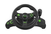 Pelit - lisävarusteet - Esperanza NITRO - Wired Steering wheel & Pedal set - PC - EGW102