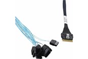 SAS / SCSI kaapelit - Microchip ACK I SLIMSASX8 8SATAX1 0.8M - 2305800-R