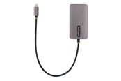Telakointiasemat - StarTech.com USB C Video Adapter USB C to HDMI DVI VGA Adapter Up to 4K 60Hz Aluminum MultiPort Video Display Adapter - 118-USBC-HDMI-VGADVI