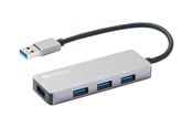 USB hub - Sandberg USB-A-keskusyksikkö, jossa on 1 x USB3.0 ja 3 x 2.0-liitäntää SAVER-toiminnolla USB hub - 4 porttia - Harmaa - 333-67