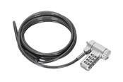 Järjestelmän lisävarusteet - Targus DEFCON® Ultimate Universal Resettable Combination Cable Lock, jossa on mukautuva lukkopää. - ASP96RGL