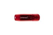 USB-tikku - Intenso Rainbow Line USB Drive - Punainen - 128GB - USB-tikku - 3502491