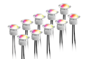 Smart Home - Älykoti - Deltaco SMART HOME SH-DLK01, terassin älyvalot, RGB, hopea - SH-DLK01