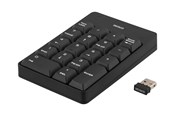 Näppäimistöt - Deltaco Wireless Numpad Black - Numeroryhmän - Musta - TB-144