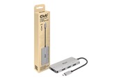 USB hub - Club 3D CSV-1547 - keskus - 4 porttia USB hub - 4 porttia - USB 3.2 - Harmaa - CSV-1547