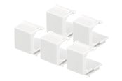 Lisätarvikkeet - Deltaco Keystone ports 5-pack Valkoinen - VR-229
