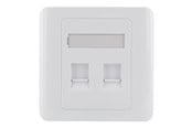 Lisätarvikkeet - Deltaco Flush Mount For Keystone 2 ports - VR-227