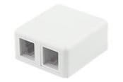 Lisätarvikkeet - Deltaco Surface Mount Box For Keystone 2 Ports - VR-223
