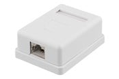 Lisätarvikkeet - Deltaco CAT6A Shielding Wall Socket - VR-220