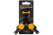 Puutarhan kastelu - Fiskars Twin tap connector Multi - 1027061