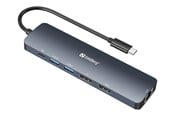 Telakointiasemat - Sandberg USB-C 8K -näyttöasema - 136-43