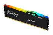 RAM - Kingston FURY Beast RGB DDR5-5600 - 32GB - CL40 - Single Channel (1 pcs) - Intel XMP - Musta RGB - KF556C40BBA-32