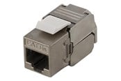 Lisätarvikkeet - Deltaco MD-112 FTP Cat6a keystone connector shielded 22-26AWG "Tool-free" - MD-112