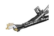 Kaapelihyllyt, Kaapelisukat & Kaapelisiteet - Deltaco Nylon Cable Shields 20m Black - LDR14