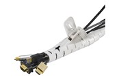Kaapelihyllyt, Kaapelisukat & Kaapelisiteet - Deltaco Nylon cable shields 20m white - LDR10