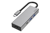 Telakointiasemat - Hama MultiPort Adapter - docking station - USB-C 3.2 Gen 1 - HDMI - 00200107