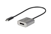 Näyttökaapeli - StarTech.com USB C - DisplayPort -sovitin - 8K/4K 60Hz USB-C:stä DisplayPort 1.4:ään sovitin dongle - USB Type-C DP-näyttövideon muunnin - Toimii Thunderbolt 3:n kanssa - CDP2DPEC
