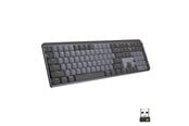 Näppäimistöt - Logitech MX Mechanical Wireless Illuminated Performance Näppäimistö Graphite - Linear - US - Näppäimistö - Englanti (US) - Musta - 920-010758
