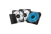 Kotelotuuletin - Arctic Case Acc P12 Fan 12cm PWM PST RGB Musta 3-Pack - Kotelotuuletin - 120mm - 0 dBA - ACFAN00229A