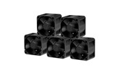 Kotelotuuletin - Arctic S4028-6K - 5 pakkaus - Kotelotuuletin - 40mm - musta - ACFAN00273A