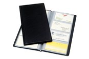 Kirjoituspöytätarvikkeet - Esselte Business card book - for 60 x 95 mm - capacity: 128 cards - Musta - 56837