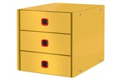 Arkistointi & Säilytys - Leitz  Cosy Click & Store vetolaatikosto (3-ltk) Keltainen - 53680019