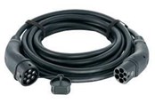 Sähköauton lataus - Harting Charging Cable 2 x Type 2 32A 22kW 3 phase 5 m black - 08914090109A0