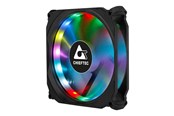 Kotelotuuletin - Chieftec CF-1225-RGB 1er-RGB Tornado Tornado - Kotelotuuletin - 120mm - musta - CF-1225RGB