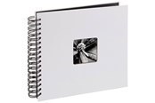Valokuva-albumit & -arkistointi - Hama "Fine Art" Spiral Album 28 x 24 cm 50 Musta Pages chalk - 2108