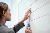 Konferenssi & Esitys - Nobo itseliimautuva ruudukkoteippi 1.5mm x 10m - 1901120