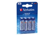 Akut ja Paristot - Verbatim battery - 4 x AA Tyyppi - Alkaline - 49921