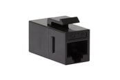 Lisätarvikkeet - LogiLink Cat.6 Keystone Inline Coupler UTP 14.5 mm width Musta - NK4012