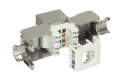 Lisätarvikkeet - LogiLink Kissan 6A Keystone Jack STP AWG 22-24 työkaluton 17,2 mm leveys - NK4001