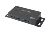 USB hub - LogiLink USB 3.0 -keskusyksikkö, jossa on neljä porttia ja metallikuori USB hub - 4 porttia - USB 3.2 - UA0149