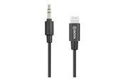 Näyttökaapeli - BOYA BY-K1 - Lightning to headphone jack adapter - 20 cm - BY-K1