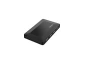 USB hub - Hama USB Hub 4 Ports USB 2.0 480 Mbit/s incl. Cable and Teho Supply Unit USB hub - 4 porttia - Musta - 002001220000