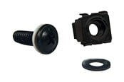 Räkit - Rack - Tripp Lite Rack Enclosure Cabinet Square Hole Hardware Kit Screws Washers - telineen ruuvit, mutterit ja pesurit - SRCAGENUTS