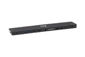 Telakointiasemat - Tripp Lite Triple-Monitor USB C Dock USB C Docking Station with 4K HDMI & DisplayPort VGA - USB-A/C GbE 100W PD Musta - docking station - USB-C 3.1 / Thunderbolt 3 - VGA HDMI DP - GigE - U442-DOCK7D-B