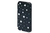Puhelin - Kannet ja kotelot - Hama "Luminous Stars" Kirjanen Case for Apple iPhone 6/6s black/white - 138287