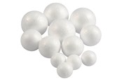 Askartelu- ja taidetarvikkeet - Creativ Company Polystyrene Balls Valkoinen 12pcs. - 54305