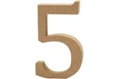 Askartelu- ja taidetarvikkeet - Creativ Company Numero 5 MDF 8cm 1 kpl. - 56396