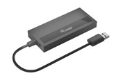 USB hub - Equip yksi kaksikahdeksan yhdeksän viisi kuusi USB hub - 4 porttia - USB 3.2 - Musta - 128956