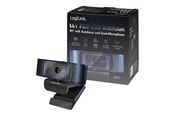 Webcam - LogiLink HD USB webcam Pro 80° dual Mikrofoni auto focus privacy cover - UA0379