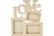 Askartelu- ja taidetarvikkeet - Creativ Company Photo Frame Love Puu - 574750