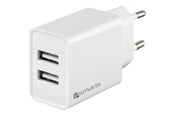 Puhelin - Adapterit & Laturit - 4smarts VoltPlug Dual -kaksoislaturi - 465559