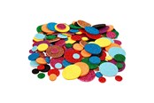 Harrastustarvikkeet - Creativ Company Vaahtomuovi muodot, glitter ympyrät 150 kpl. - 790220