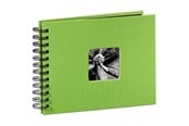 Valokuva-albumit & -arkistointi - Hama "Fine Art" Spiral Album 24 x 17 cm 50 Musta Pages kiwi - 113676